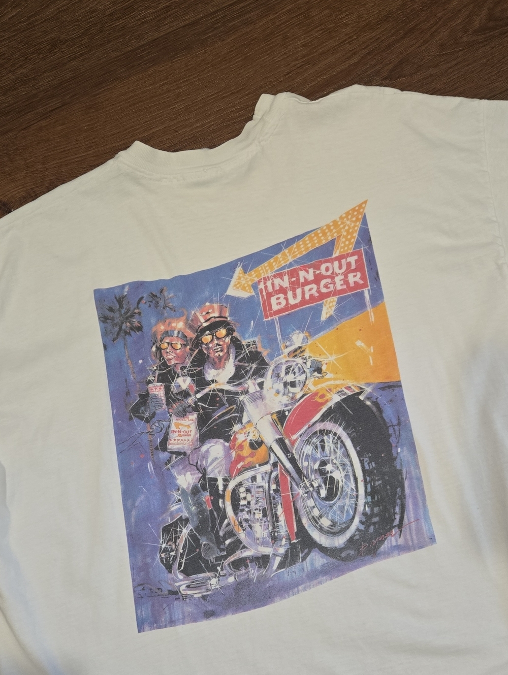 VINTAGE HANES BEEFY T..IN N OUT.. SIZE XXL.. #8077